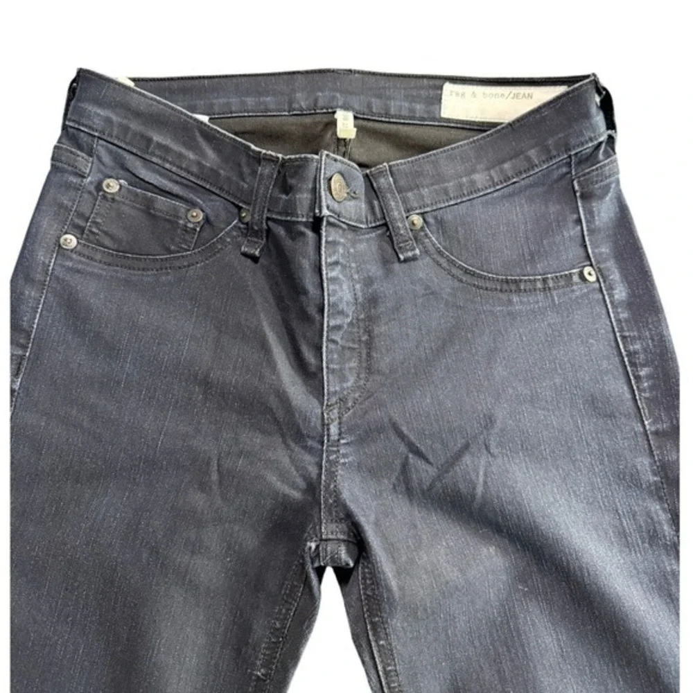 rag & bone Dark Blue Flare Jeans - Picture 5 of 15